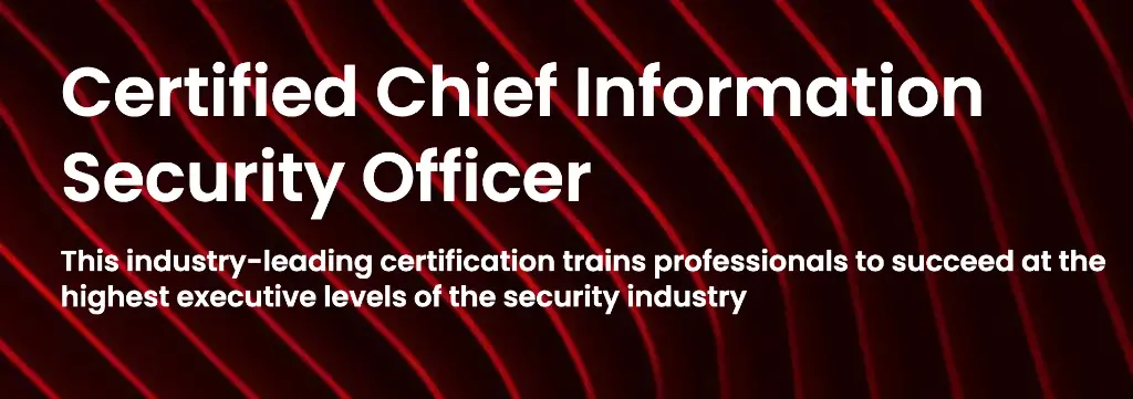 EN - eLearning - EC-Council Certified Chief Information Security Officer v3